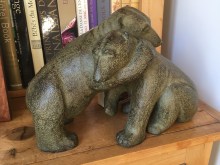 Ours, sculpture de Brigitte Boucher, exposition Paris 2018